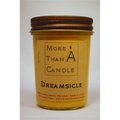 More Than A Candle More Than A Candle DMS8J 8 oz Jelly Jar Soy Candle; Dreamsicle DMS8J